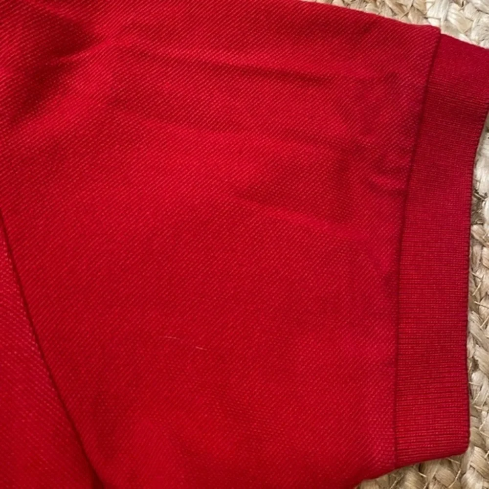 Lacoste 100% Cotton‎ Pique Knit  Red Euro 3 USA X Small Short Sleeve Polo